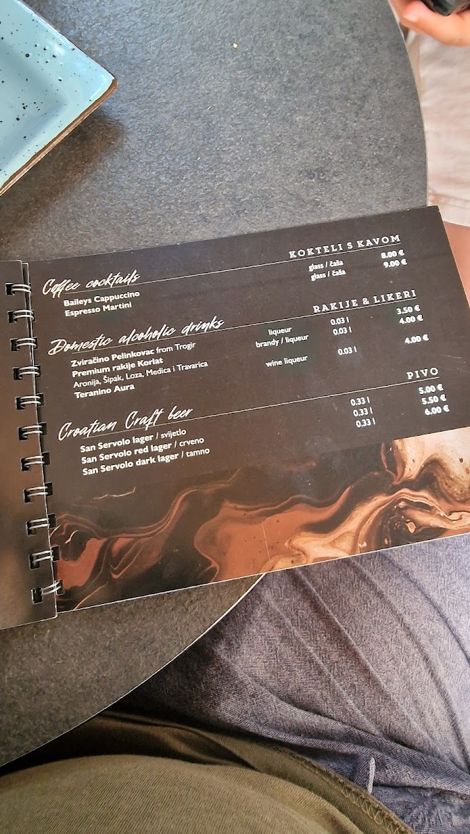 Tinel Specialty Coffee Shop - Trogir Menu - Image 5